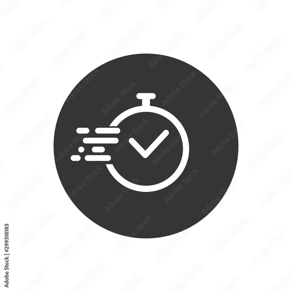 Time icon vector. Fast time vector icon. Deadline icon vector Time icon vector. Fast time vector icon. Deadline icon vector