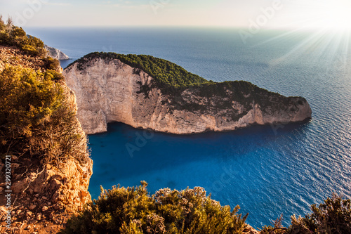 Magic island on the Mediterranean Sea