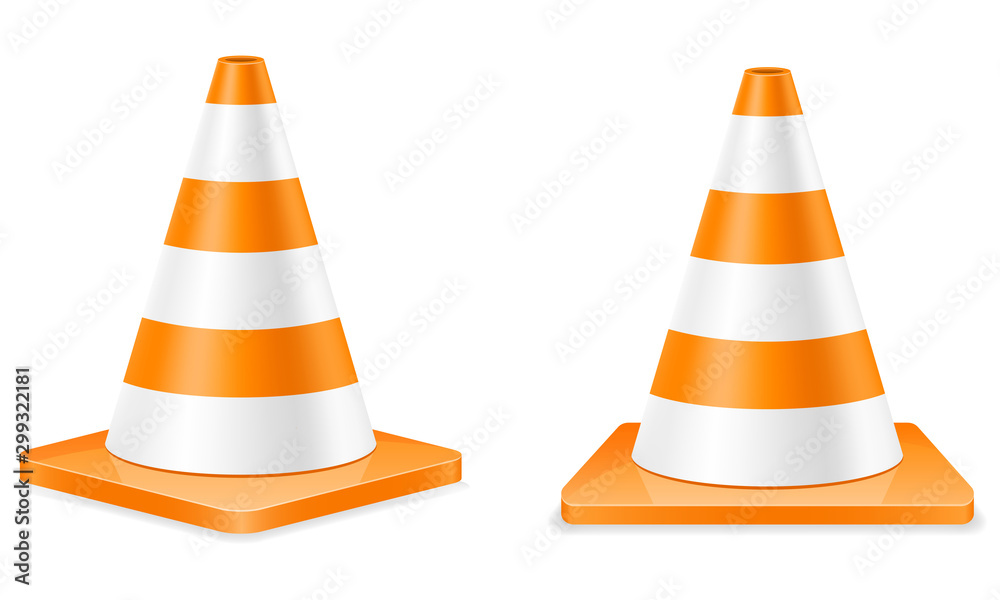 plastic traffic cone to limit traffic transport stock vector illustration plastic traffic cone to limit traffic transport stock vector illustration