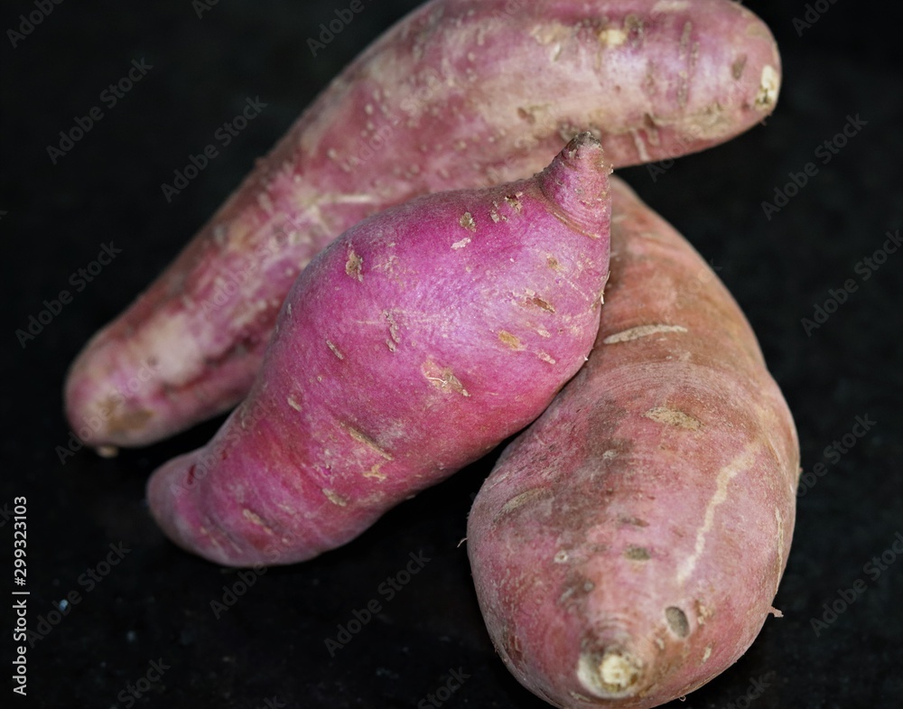 Organic sweet potato, a tuber rich in vitamins and minerals. Organic sweet potato, a tuber rich in vitamins and minerals.
