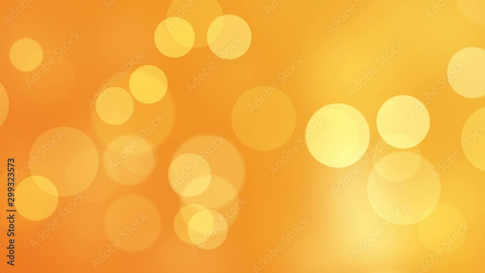 yellow background bokeh circles abstract