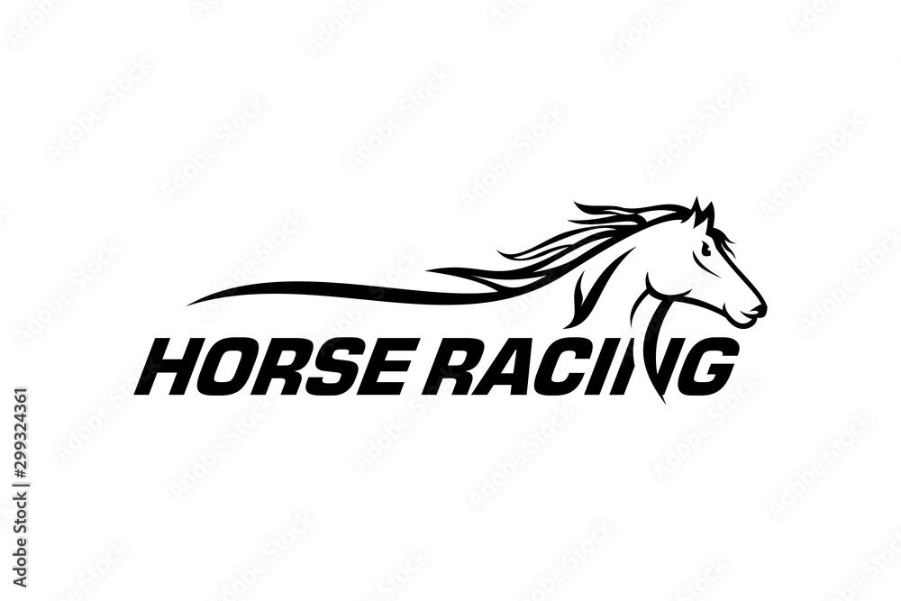 horse racing logo