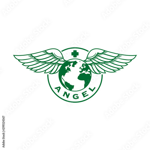 Wings Logo, Medical Logo photo