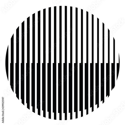 Halftone design element. Sphere, circle. Vector illustration EPS 10 isolated on white background - Vector - Images vectorielles