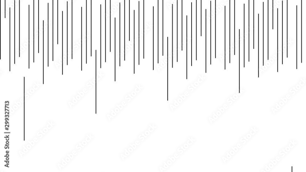 Fine Thin Rows Lines Drops Dropping Down Frame Mask