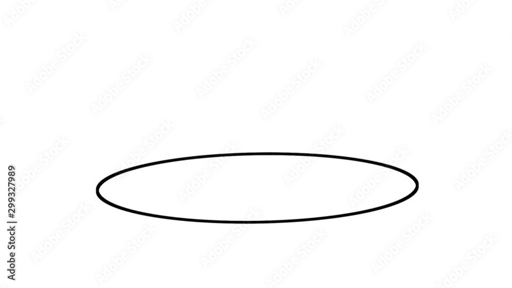 Spinning Abstract Coin Falling a Single Side Down Spinning Abstract Coin Falling a Single Side Down