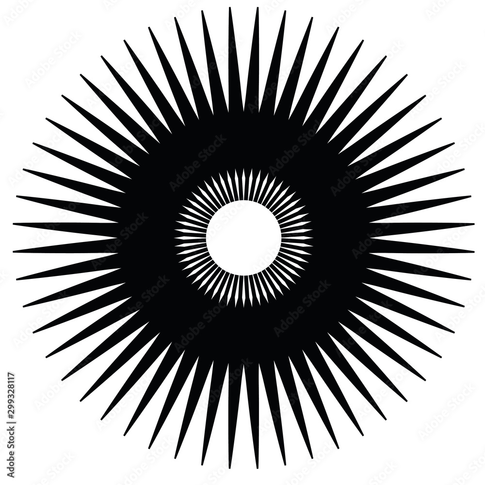 Fototapeta premium Halftone design element. Sphere, circle. Vector illustration EPS 10 isolated on white background - Vector - Images vectorielles