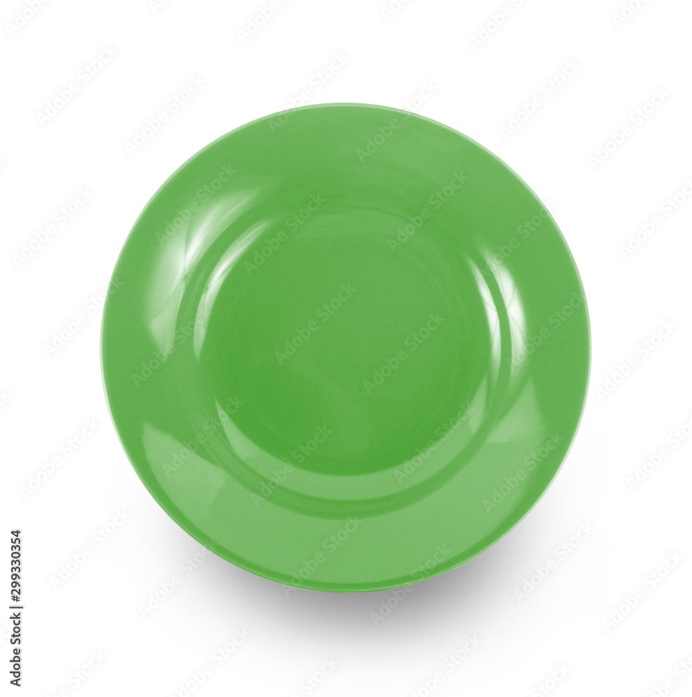 empty plate isolated on white background empty plate isolated on white background