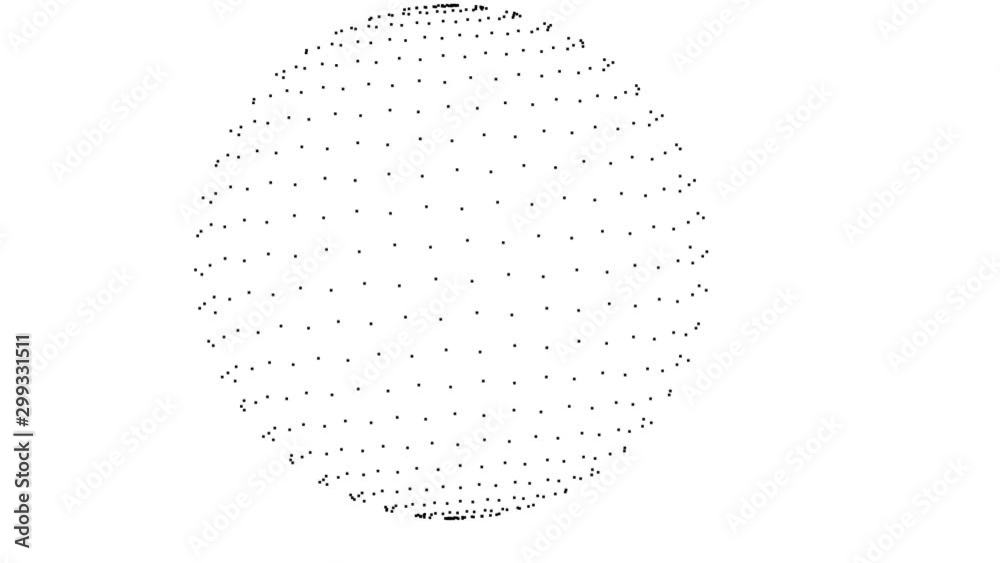 Approaching and Receding From a Point Cloud Sphere Flying Through Space Mask Approaching and Receding From a Point Cloud Sphere Flying Through Space Mask