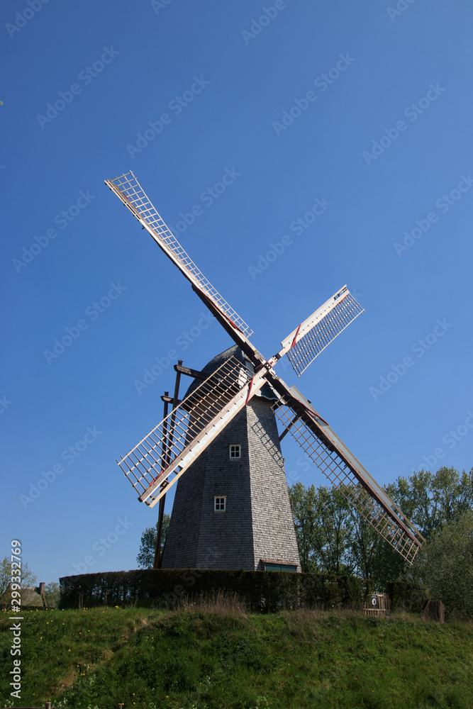 old windmill in holland