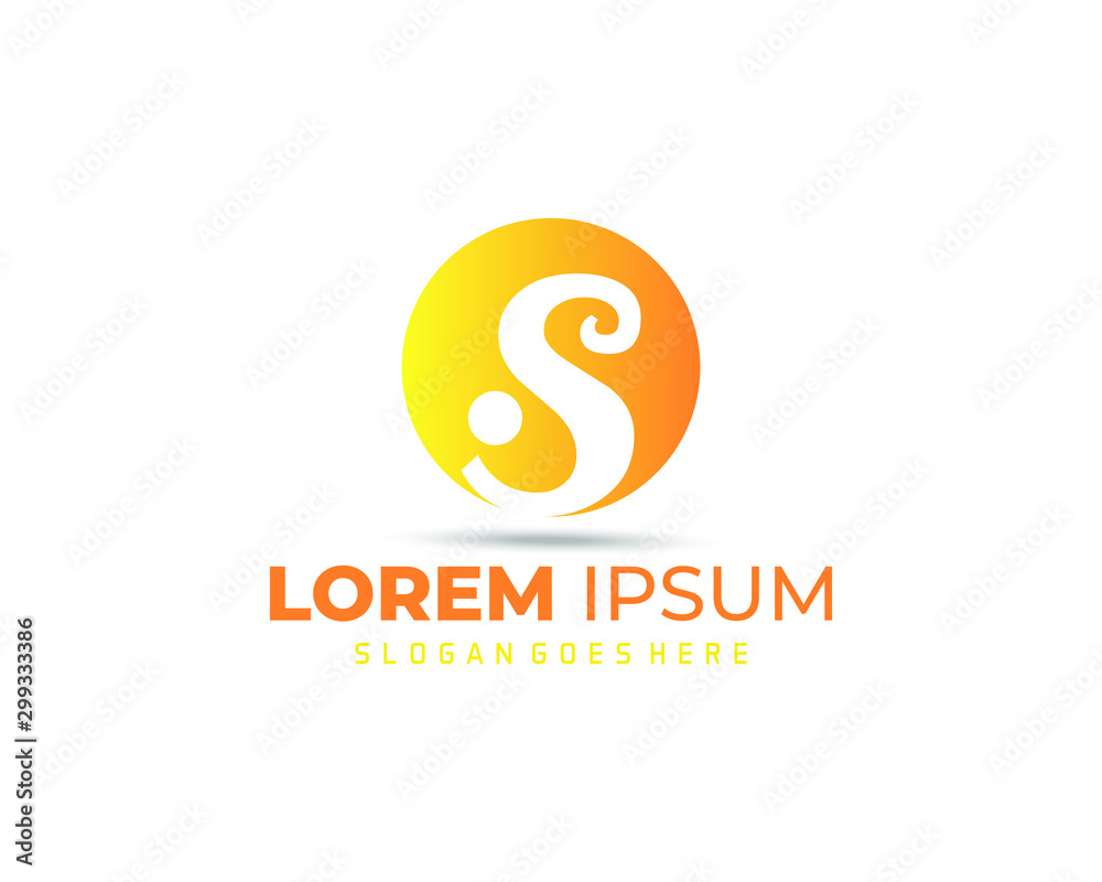letter S vector logo design template. letter S vector logo design template.