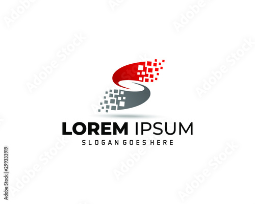 Creative and Modern Logo Design. Letter S logo / symbol - vector icon
