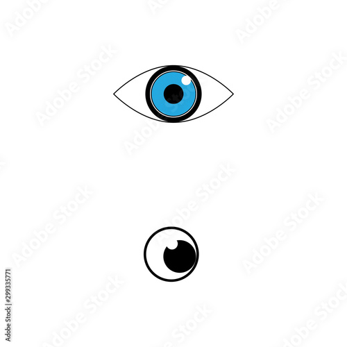 Eye Care vector logo design