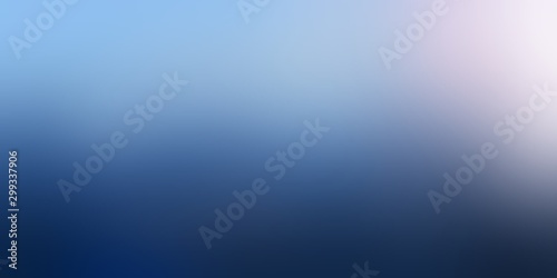Cold blue night sky banner. Empty background. Defocus abstract texture. Blurred cloudy illustration.