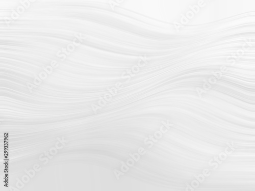 White background abstract with soft waves texture. smooth lines white and grey elegant © Nitiphonphat
