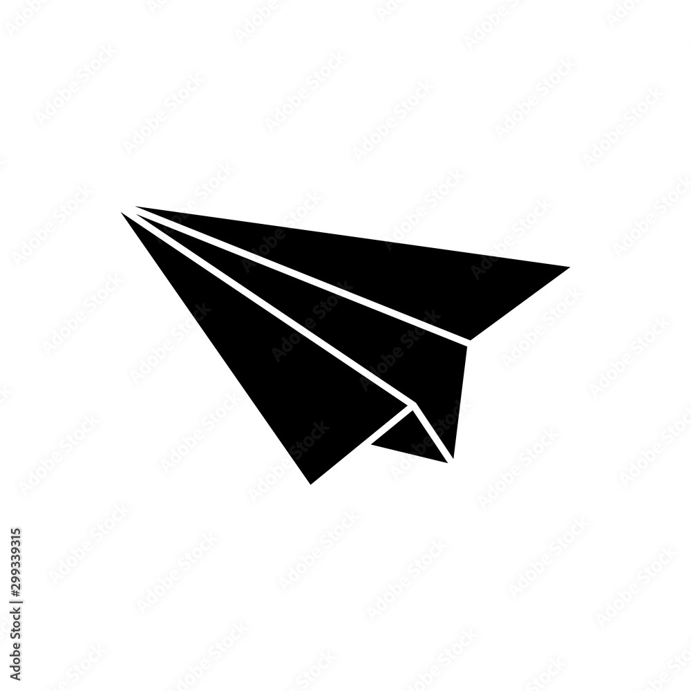 Paperplane icon vector
