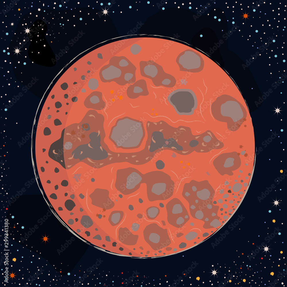 Fototapeta premium Red Planet Mars