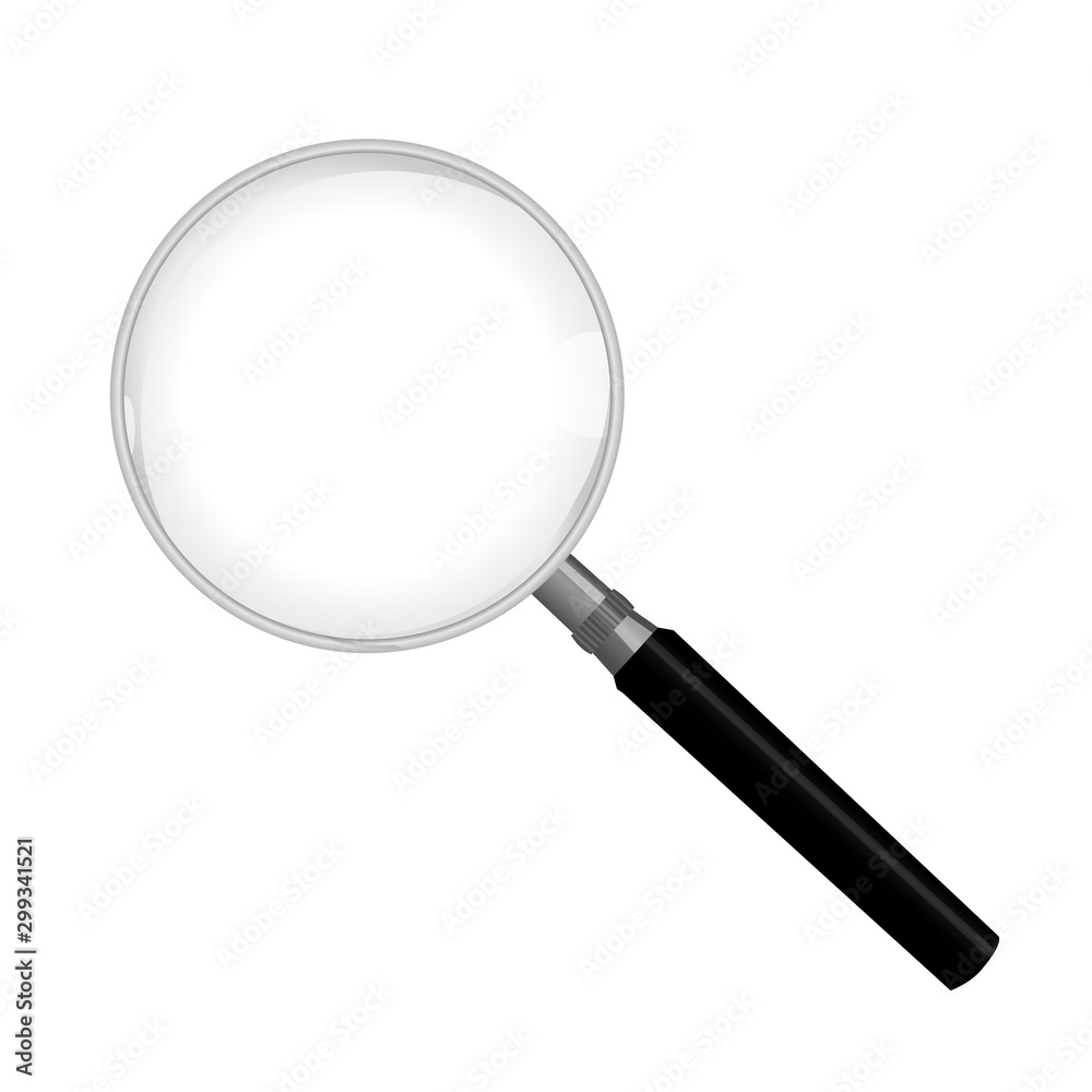 Magnifying glass isolated on white background Magnifying glass isolated on white background