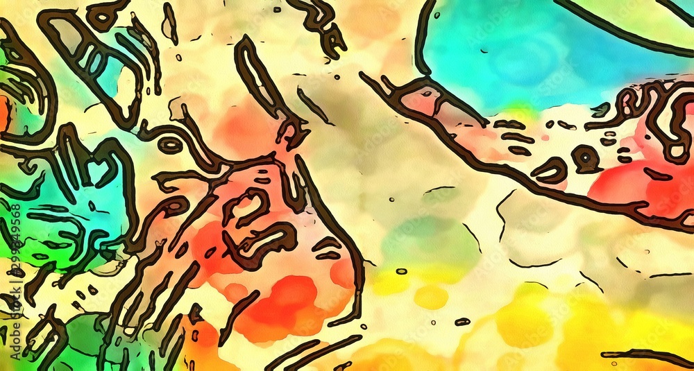 Grunge watercolor splashes and spots. Abstract paint background in dirty style. Chaotic colors painting on vintage paper. Grunge watercolor splashes and spots. Abstract paint background in dirty style. Chaotic colors painting on vintage paper.