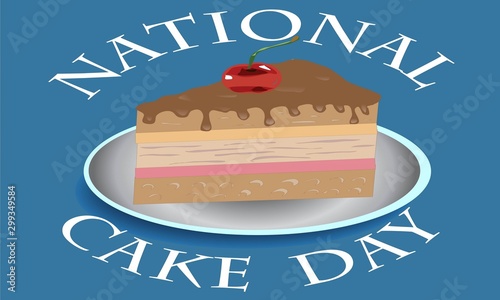 Happy National Cake Day Sign