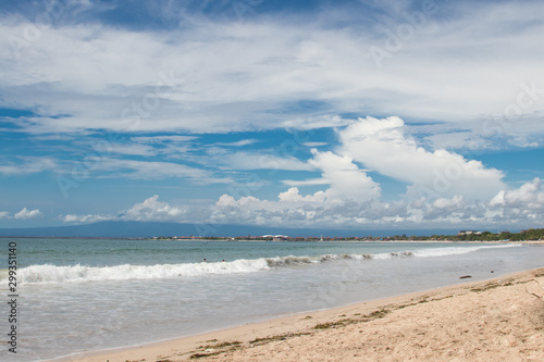  paradise on earth  the best place for relaxing  tropical beach  relax in the tropics on the beach near the sea. Indonesia  Bali island. Relax and vacation  travel