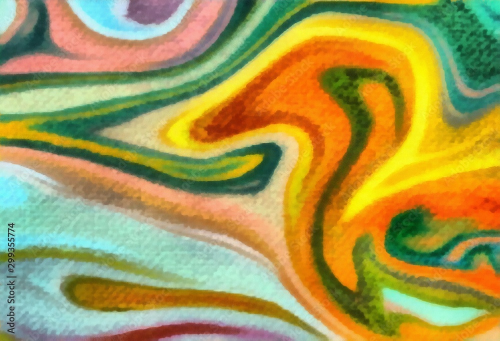 Abstract pastel drawing waved color mixed texture. Little psychedelic background. Digital painting graphic artwork. Beautiful design pattern. Abstract pastel drawing waved color mixed texture. Little psychedelic background. Digital painting graphic artwork. Beautiful design pattern.