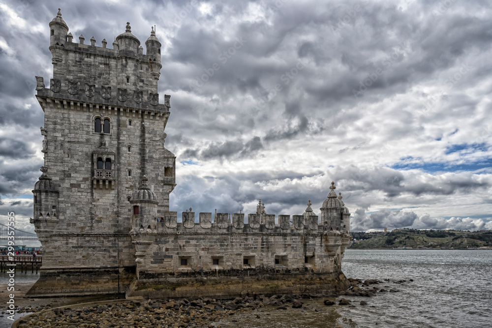 Belém Tower, a World Heritage Site in Lisbon Portugal