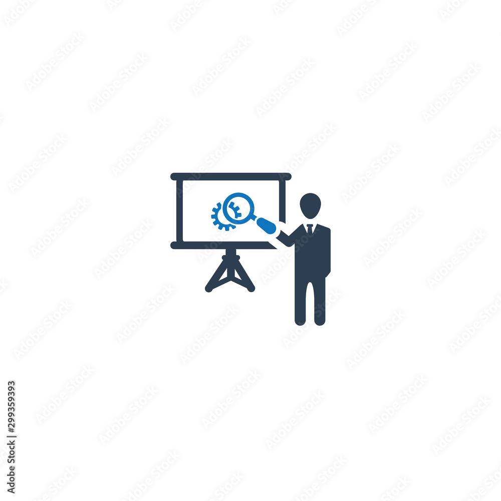 Training lecture icon Training lecture icon