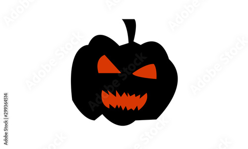 helloween pumpkin vector deign isolated