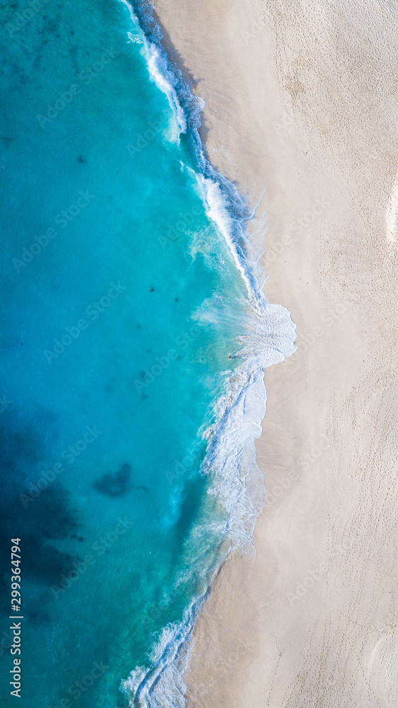 Paradise beach from above