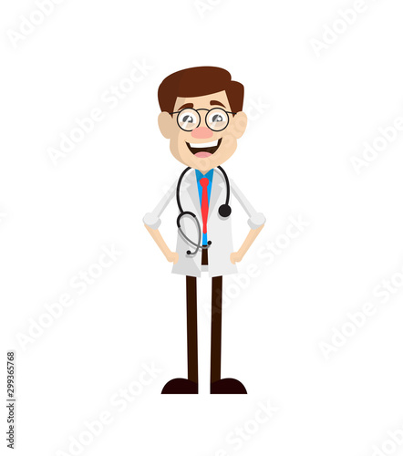 Physician Doctor - in happy mood