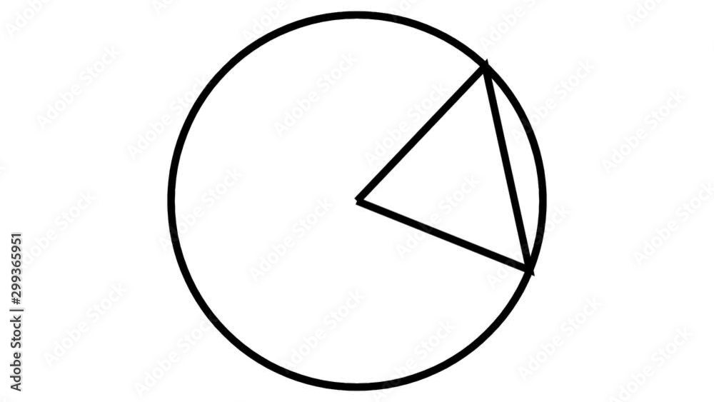 Rotating Triangle Demonstrating Geometric Calculation of Pi Rotating Triangle Demonstrating Geometric Calculation of Pi
