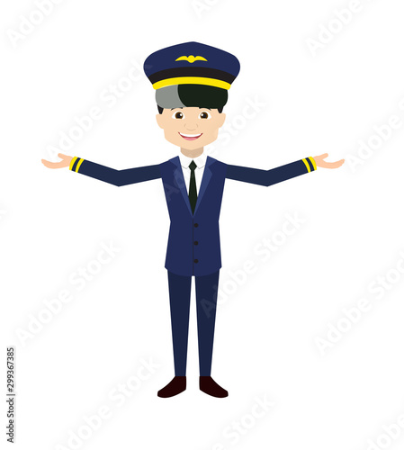 Pilot - Standing in Presenting Pose