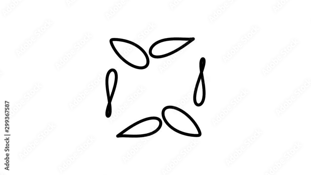 Forming a Square of Lines With Six Hyperbolic Paraboloid Pringle Shapes ...