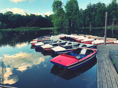 boat on the lake