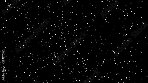 Fast Falling Square Pixel Snow Snowdrops Blizzard Pattern Mask