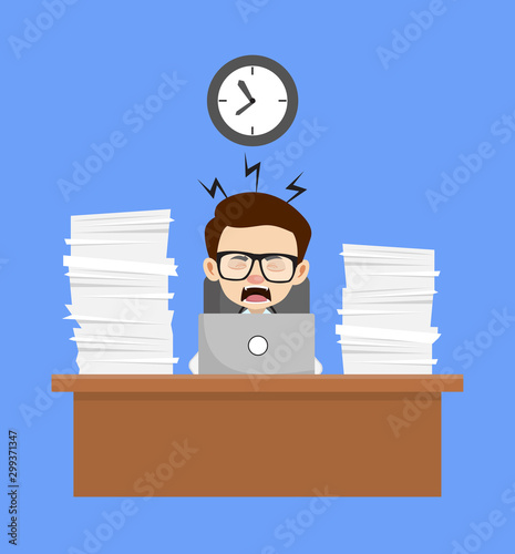 Professional Doctor - Frustrated from Office Work