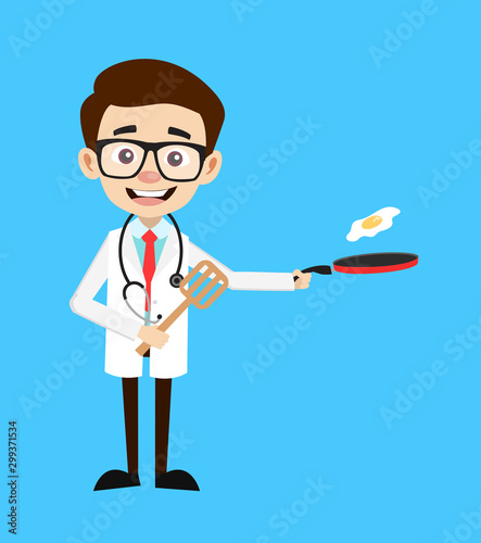 Professional Doctor - Preparing Food