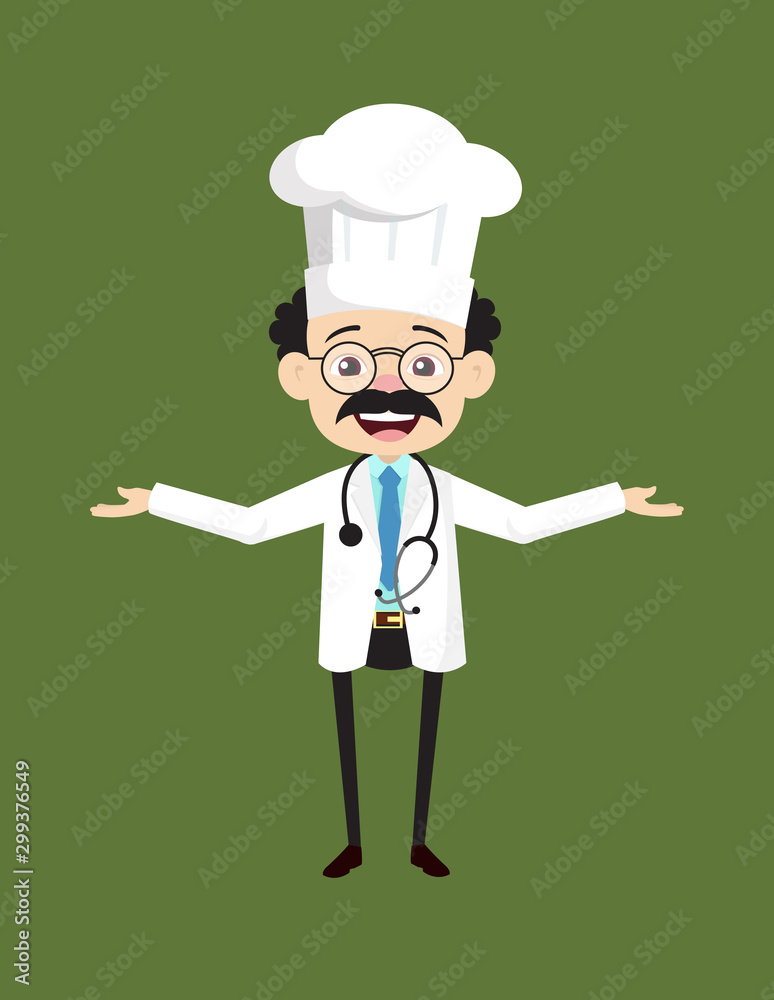 Psychiatrist - Standing with Open Hands Psychiatrist - Standing with Open Hands