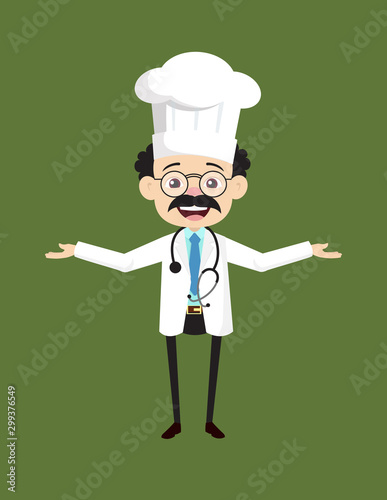 Psychiatrist - Standing with Open Hands