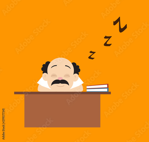 Psychiatrist - Sleeping on Office Desk