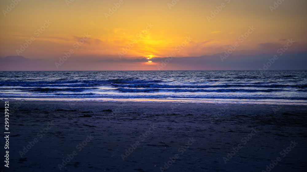 Nordsee Sonnenuntergang - am Meer