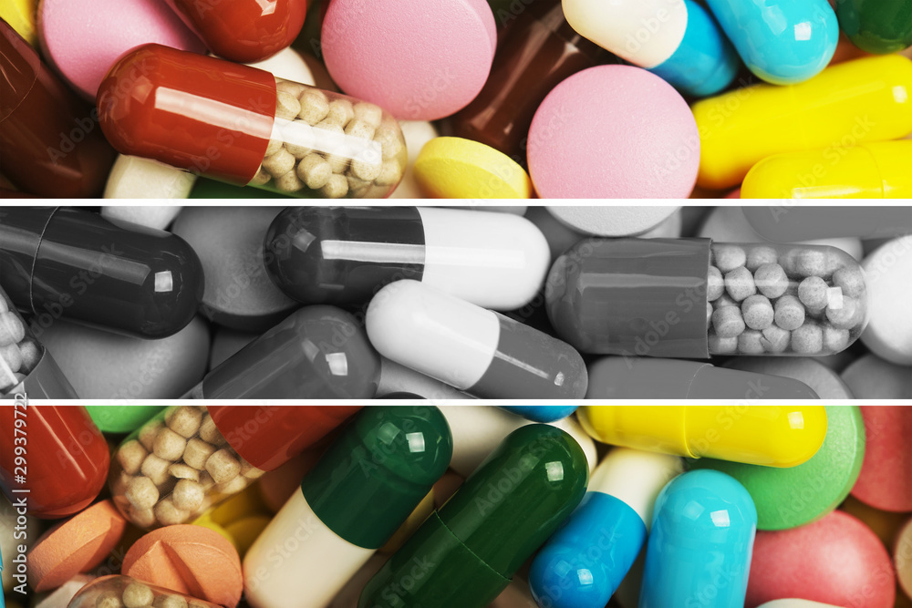 Heap of medical pills . Images for the pharmaceutical industry. The concept of medicine. Heap of medical pills . Images for the pharmaceutical industry. The concept of medicine.