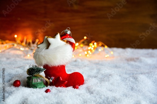 Christmas background with S...