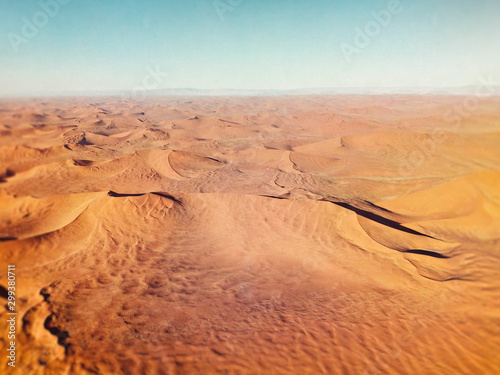 sand dunes in Namibia desert