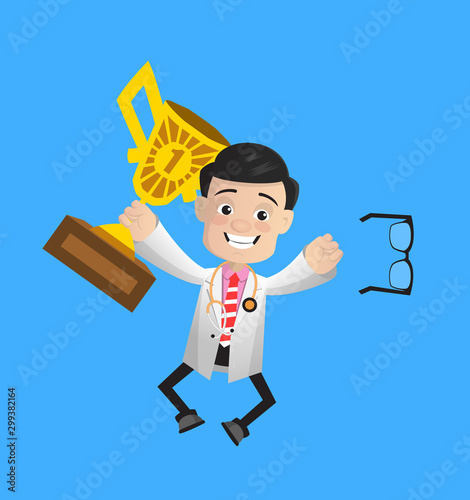Surgeon - Jumping with Trophy