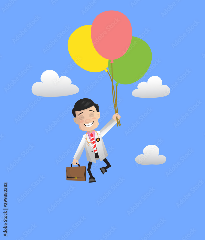 Surgeon - Flying with Balloons Surgeon - Flying with Balloons