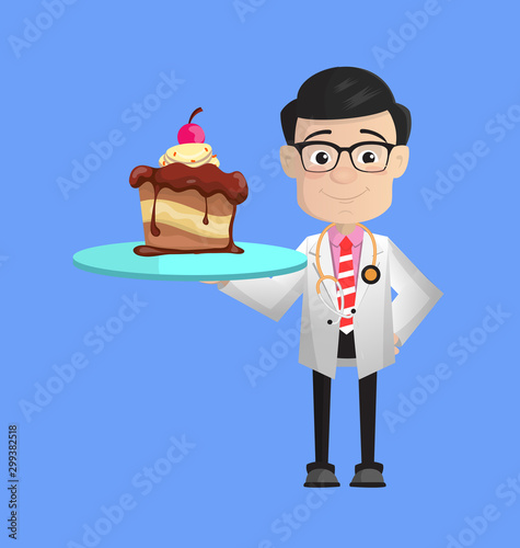 Surgeon - Presenting a Cake