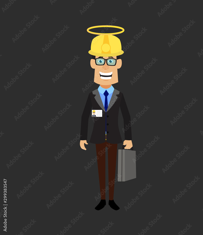 Technician Engineer Worker - Standing and Smiling Technician Engineer Worker - Standing and Smiling