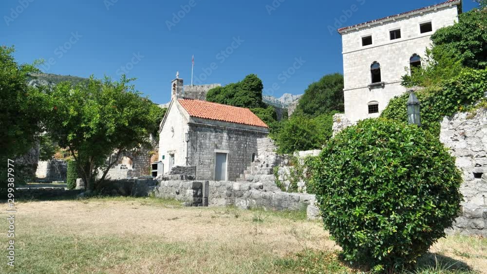 Old historical town in Bar - coastal city and seaport in Montenegro, Europe, Adriatic Sea Old historical town in Bar - coastal city and seaport in Montenegro, Europe, Adriatic Sea